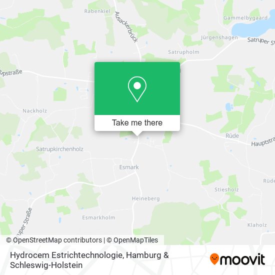 Hydrocem Estrichtechnologie map