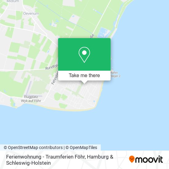 Ferienwohnung - Traumferien Föhr map