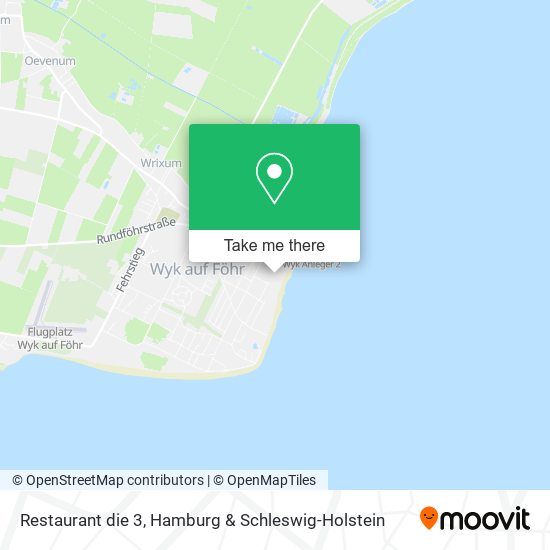 Restaurant die 3 map