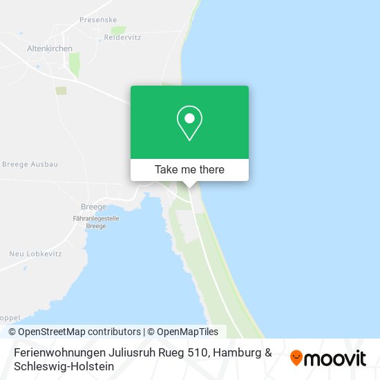 Ferienwohnungen Juliusruh Rueg 510 map