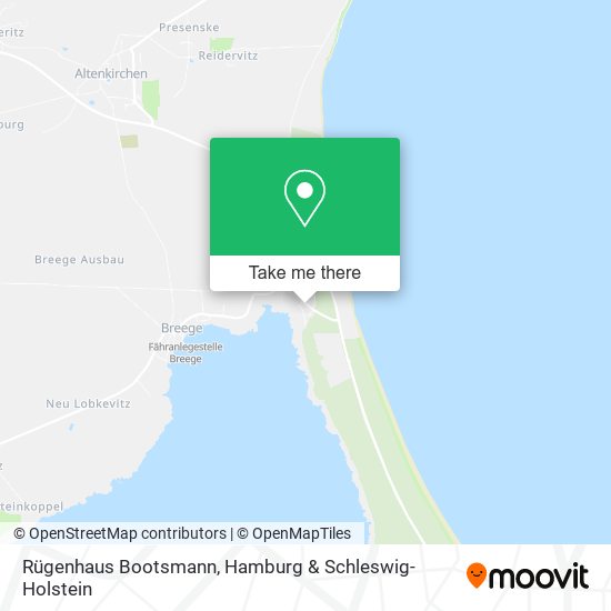 Rügenhaus Bootsmann map