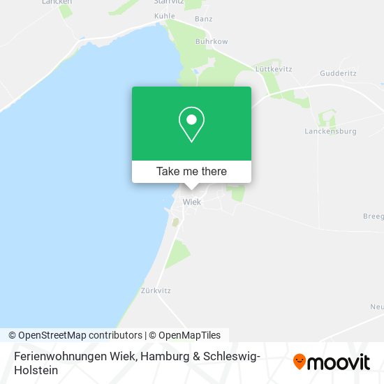 Ferienwohnungen Wiek map