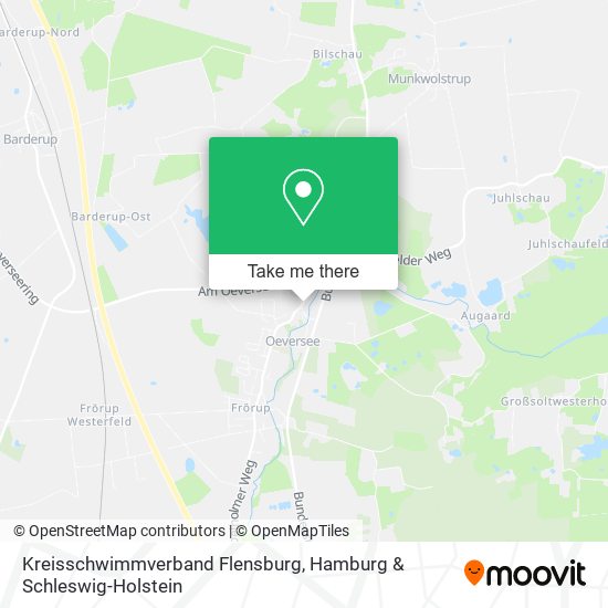 Kreisschwimmverband Flensburg map