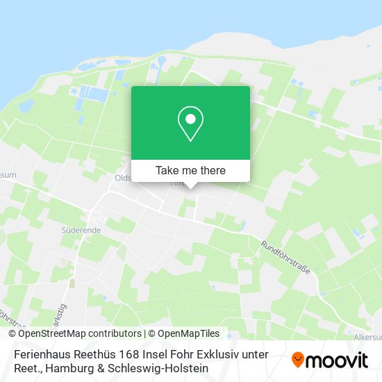Ferienhaus Reethüs 168 Insel Fohr Exklusiv unter Reet. map
