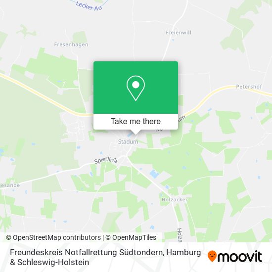Freundeskreis Notfallrettung Südtondern map