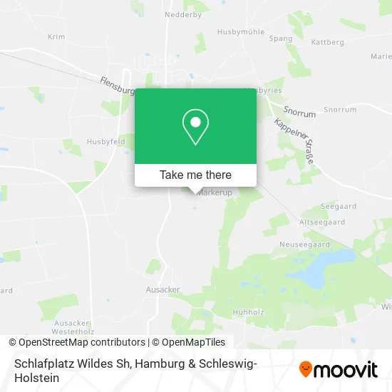 Карта Schlafplatz Wildes Sh