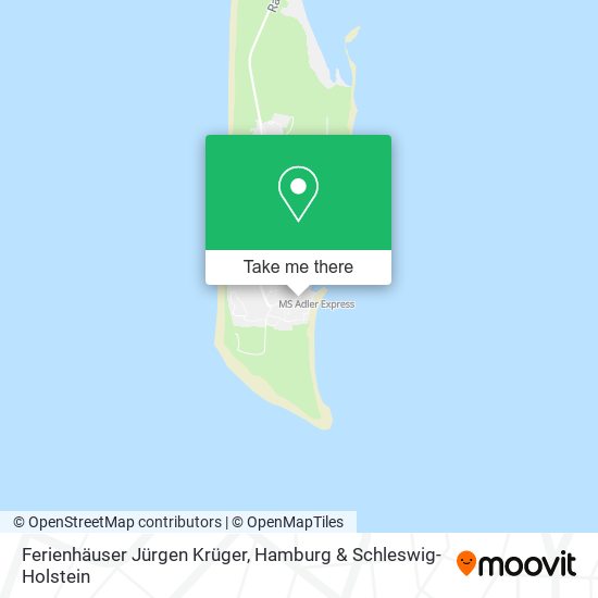 Ferienhäuser Jürgen Krüger map