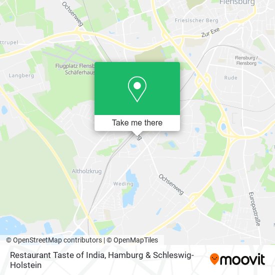 Restaurant Taste of India map