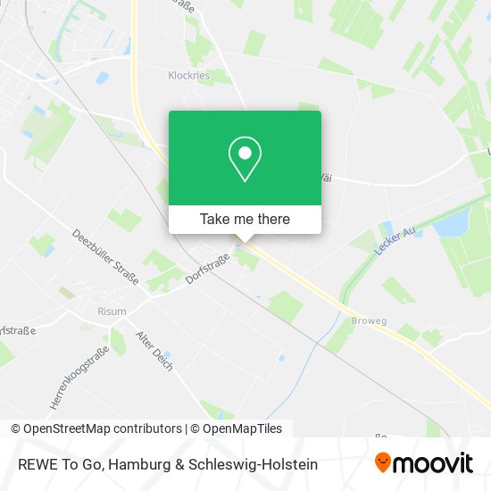 REWE To Go map