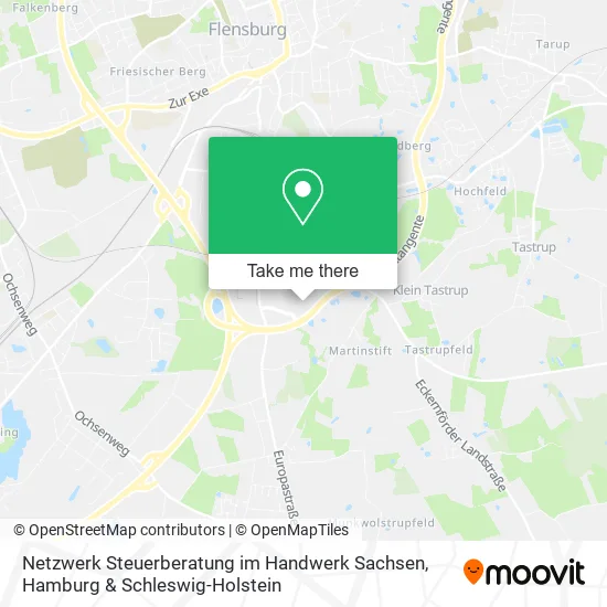 Карта Netzwerk Steuerberatung im Handwerk Sachsen