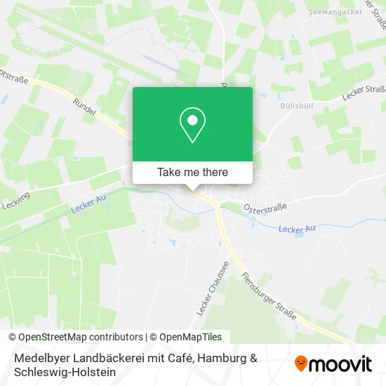 Medelbyer Landbäckerei mit Café map