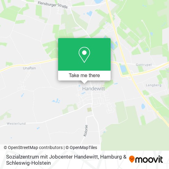 Sozialzentrum mit Jobcenter Handewitt map