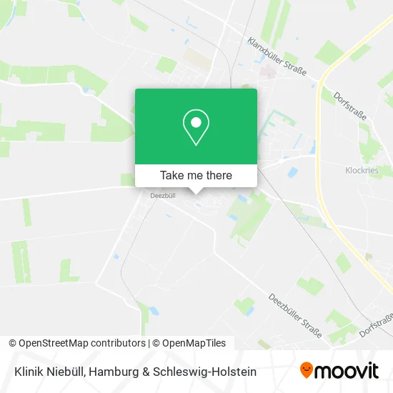 Карта Klinik Niebüll