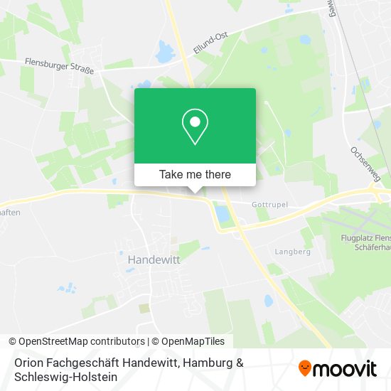 Orion Fachgeschäft Handewitt map