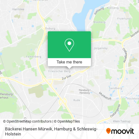 Карта Bäckerei Hansen Mürwik