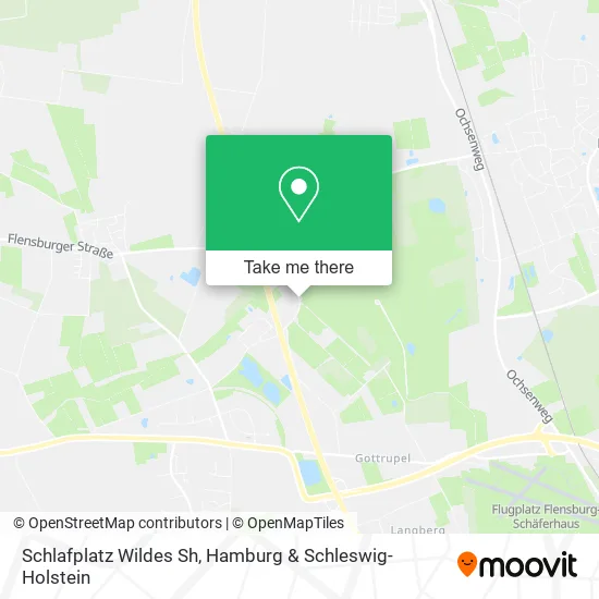 Карта Schlafplatz Wildes Sh