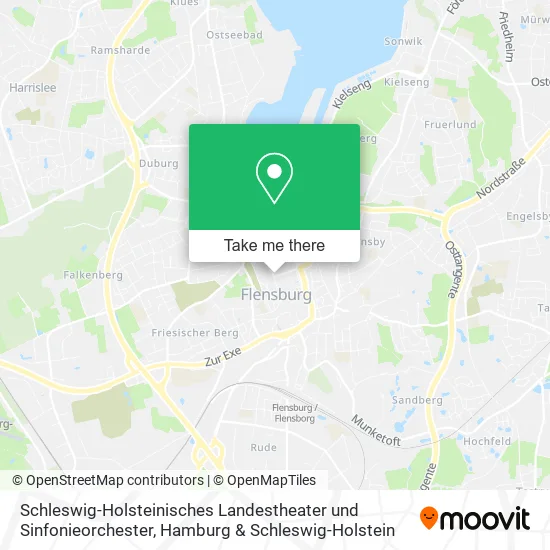 Карта Schleswig-Holsteinisches Landestheater und Sinfonieorchester