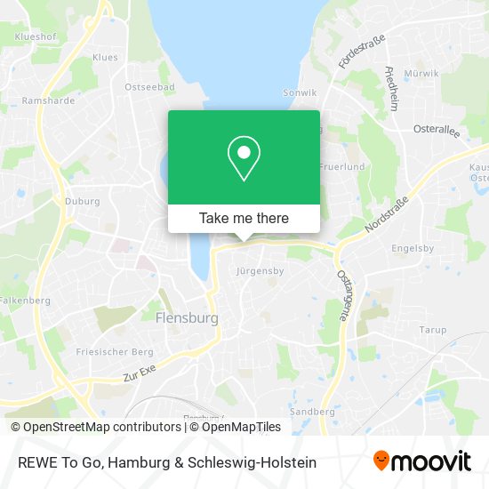 REWE To Go map