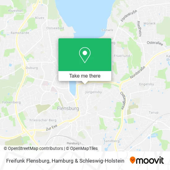 Карта Freifunk Flensburg