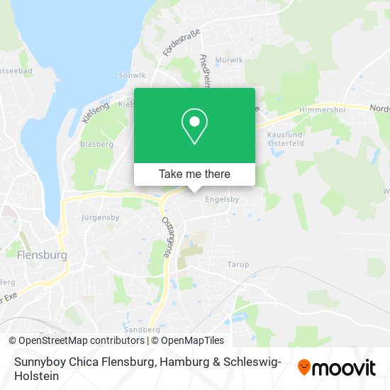Sunnyboy Chica Flensburg map