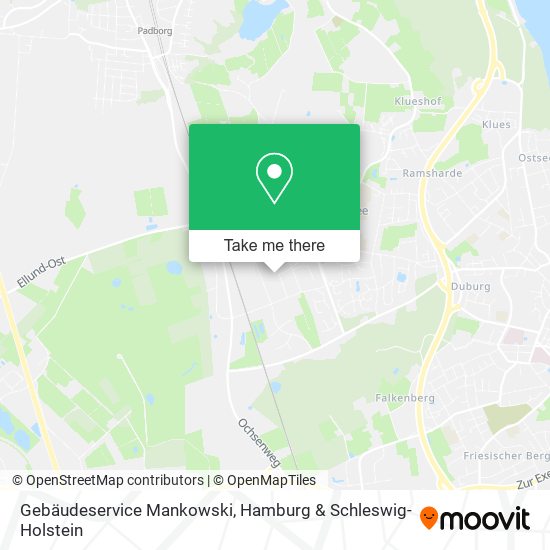 Gebäudeservice Mankowski map