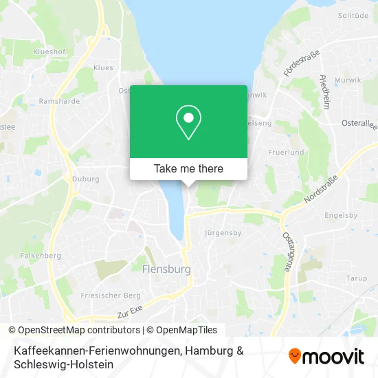 Карта Kaffeekannen-Ferienwohnungen