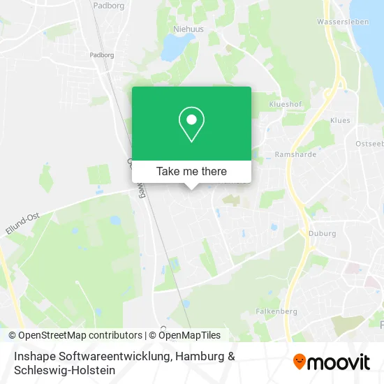 Карта Inshape Softwareentwicklung