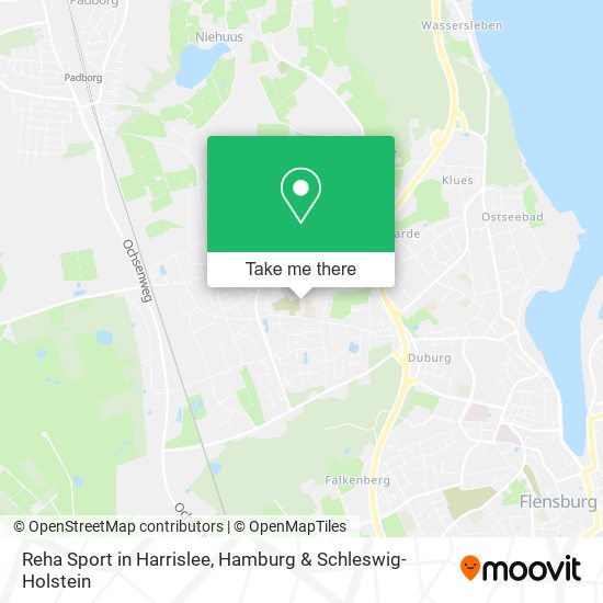 Reha Sport in Harrislee map