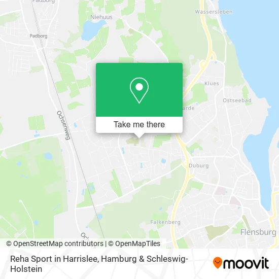 Карта Reha Sport in Harrislee