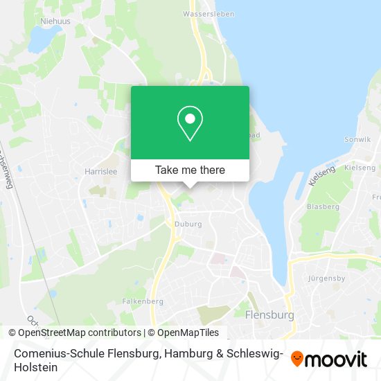 Comenius-Schule Flensburg map