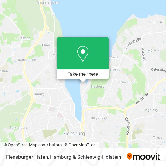 Карта Flensburger Hafen