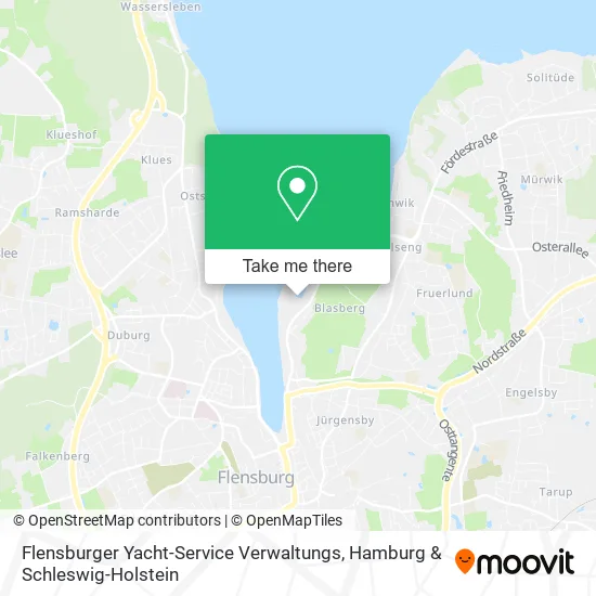 Карта Flensburger Yacht-Service Verwaltungs