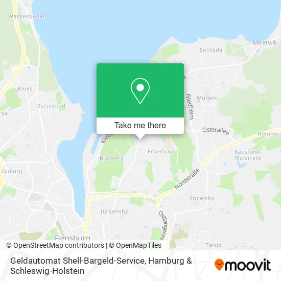 Карта Geldautomat Shell-Bargeld-Service