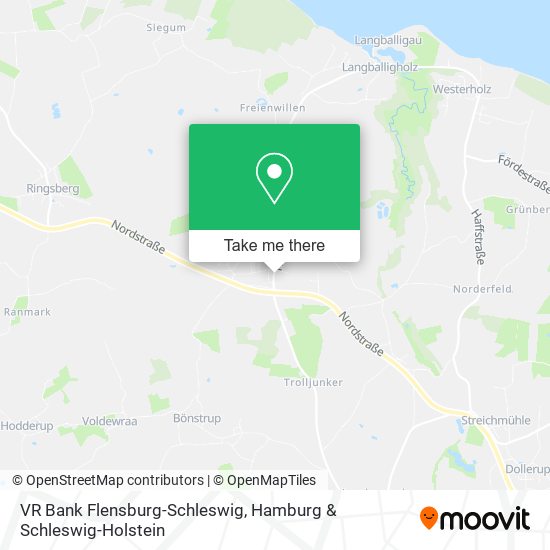 VR Bank Flensburg-Schleswig map