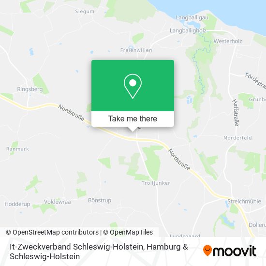 Карта It-Zweckverband Schleswig-Holstein