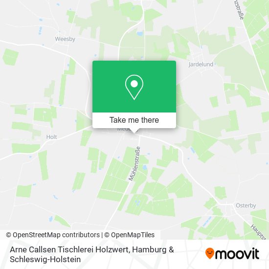 Arne Callsen Tischlerei Holzwert map