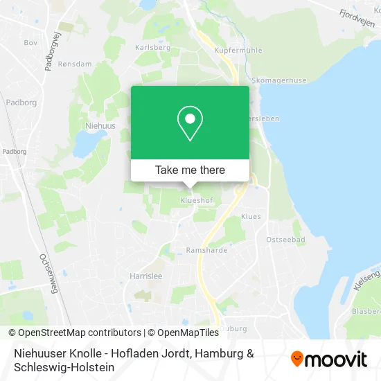 Niehuuser Knolle - Hofladen Jordt map