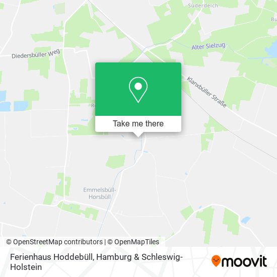 Ferienhaus Hoddebüll map