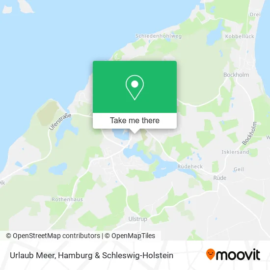 Карта Urlaub Meer