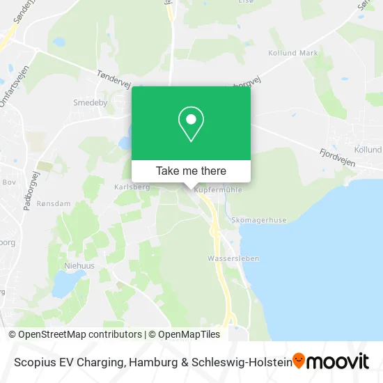 Карта Scopius EV Charging