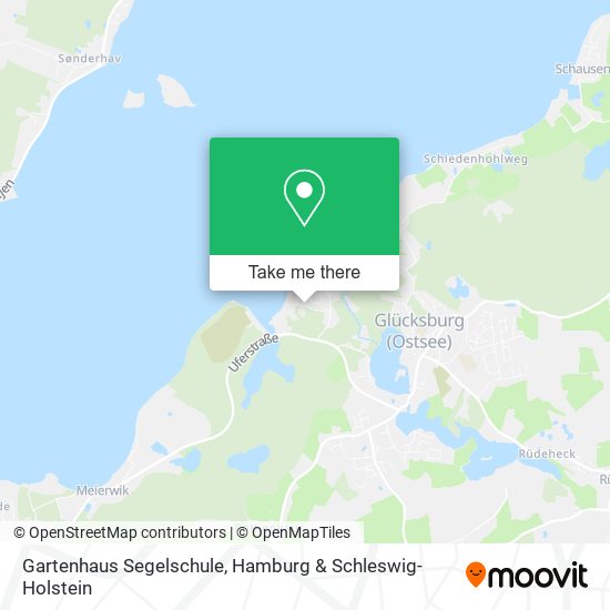 Gartenhaus Segelschule map