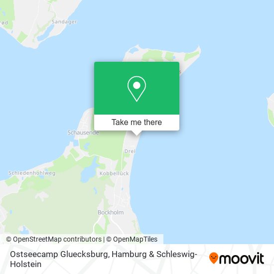 Ostseecamp Gluecksburg map