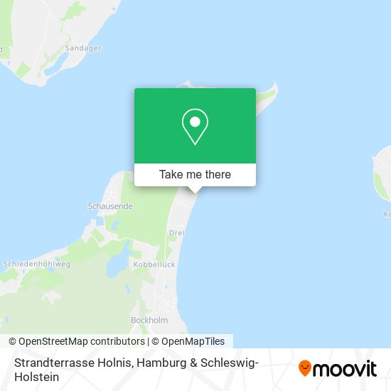 Strandterrasse Holnis map