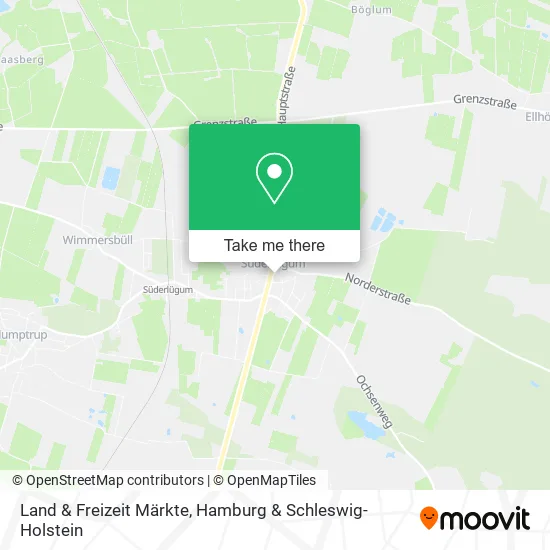 Карта Land & Freizeit Märkte