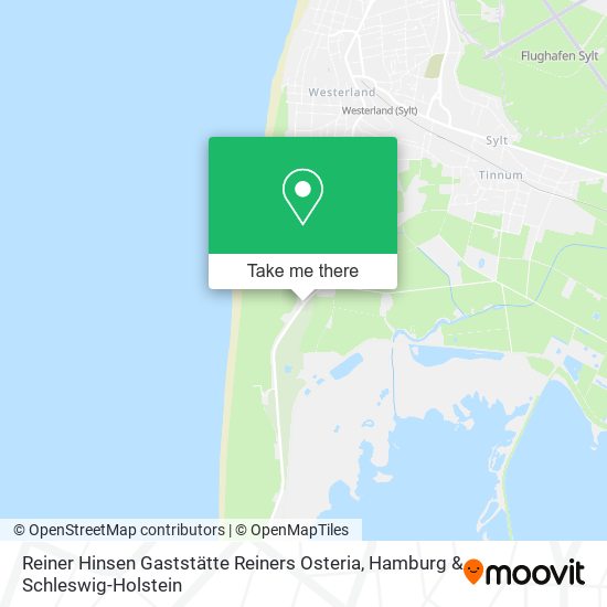 Reiner Hinsen Gaststätte Reiners Osteria map