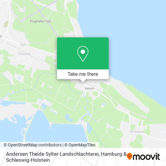 Andersen Theide Sylter Landschlachterei map