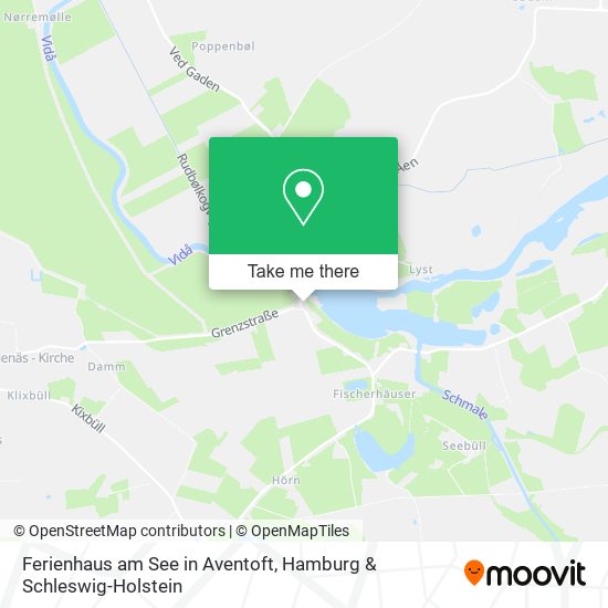 Ferienhaus am See in Aventoft map