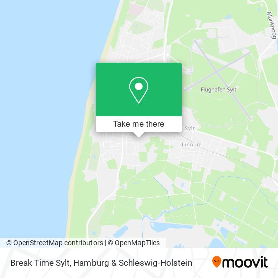 Break Time Sylt map