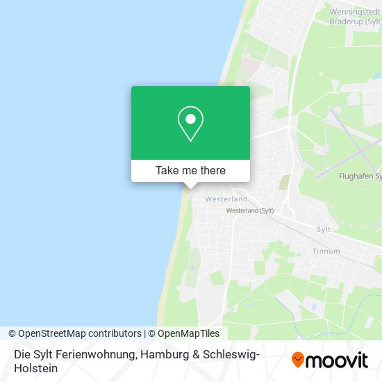 Die Sylt Ferienwohnung map