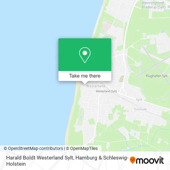 Карта Harald Boldt Westerland Sylt